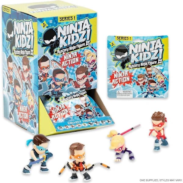 Ninja Kidz Mystery Ninja Figurer Mystery Sæt Multi