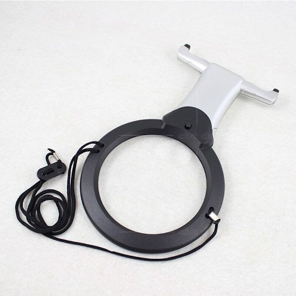 Kaula- ja pöytäsuurennuslasi 6x suurennus, handsfree-varsi ja pöytävalaisin LED-suurennuslasi käsitöihin, koruharrastukseen