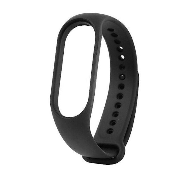 2-pak - Xiaomi Mi Band 5/6 armbånd i silikone, sort