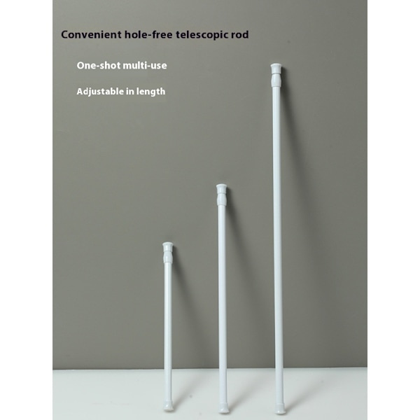3 st Vita 40-70cm Längd Draperistav Gardinstång Dragstång Material Vertikala Persienner Stångöppnare Stick Tilt Rod
