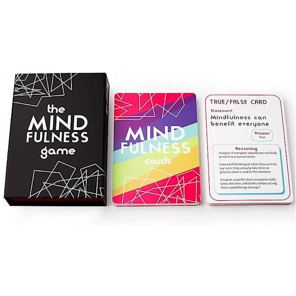 Mindfulness-terapiapeli, sosiaaliset viestintätaidot, pelikortit
