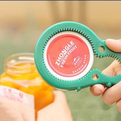 UNIVERSAL BOTTLE OPENER JAR LID EASY GRIP AID KITCHEN TOOL TOP NEW
