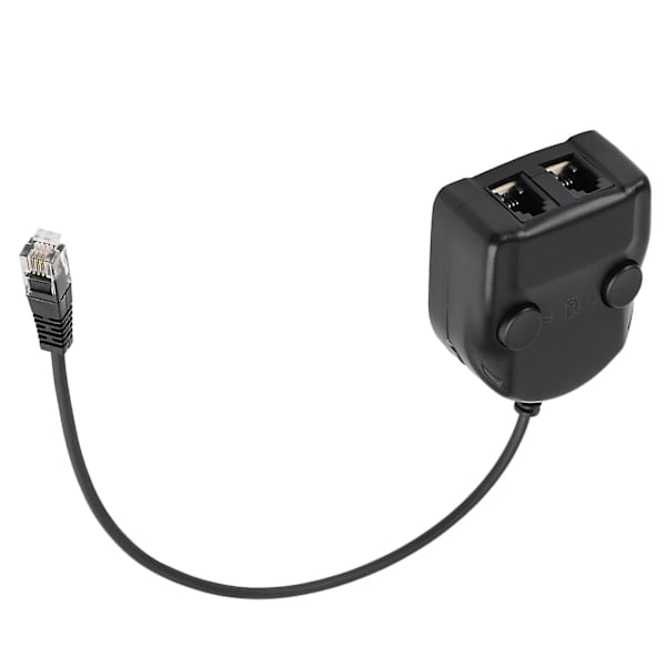 Krystal Headset Telefon Træningsboks Splitter Adapter Lydstyrkekontrol Intelligent Lyd Lukket