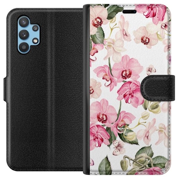 Samsung Galaxy A32 5G Plånboksfodral Blommor