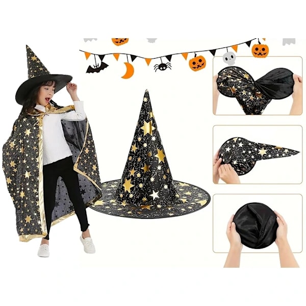 Forkledning guide kostyme halloween kappe hatt[CO]