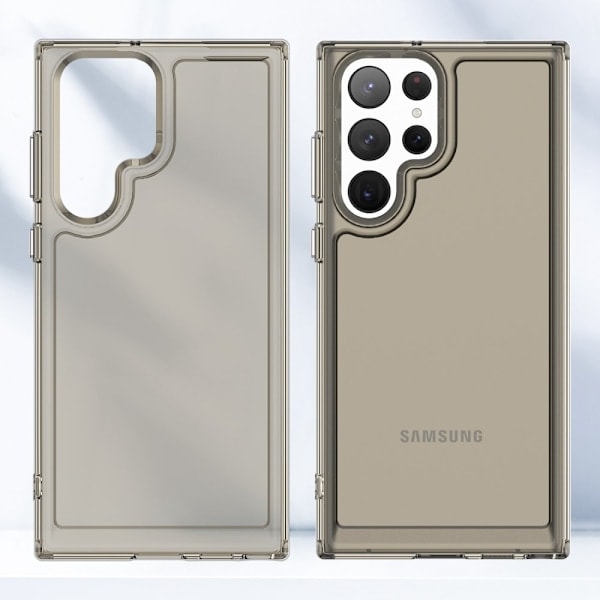 Samsung Galaxy S23 Ultra Kuori TPU Iskunkestävä Harmaa