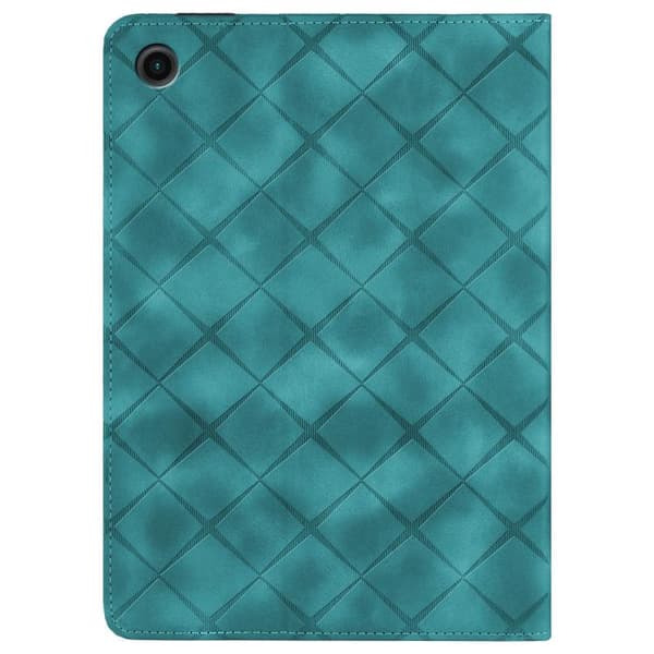 Samsung Galaxy Tab A9+ / A11+ Case in Rhombus Embossing Grön