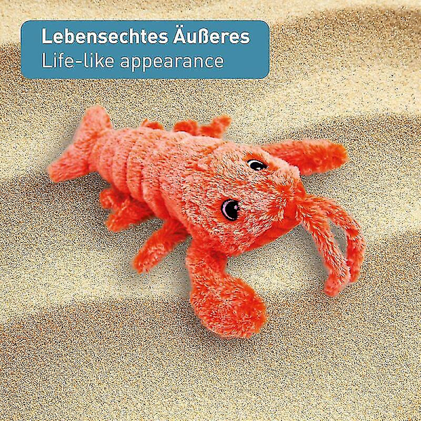 Interaktiv elektronisk fiskleksak för katter - Mjuk elektrisk leksak, laddningsbar kattmyntapåse  Present