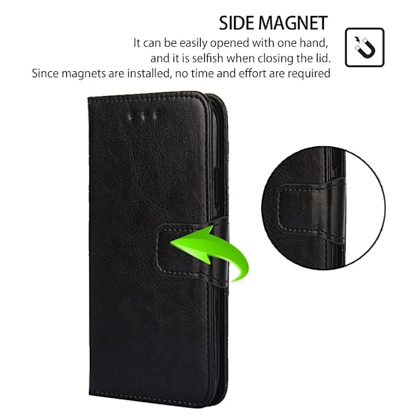 Samsung Galaxy S23 Plus Læder Etui Sort