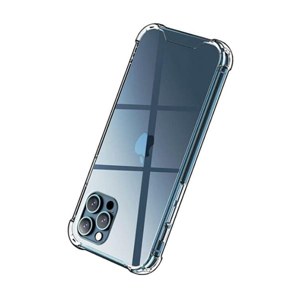 Støtsikkert mobildeksel iPhone 12 Pro Max - Transparent Transparent transparent