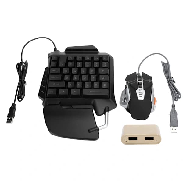 3 stk USB Universell Trådløst Tastatur Mus Konverter for Android iOS[co]