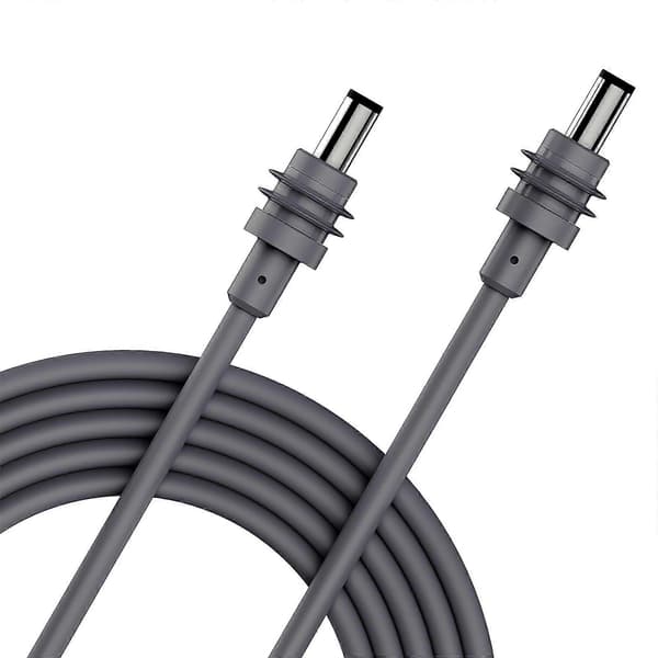DC Strömkabel, 2M/6.5FT Starlink Kabel för Starlink Mini Ersättningskabel Utomhus Grå