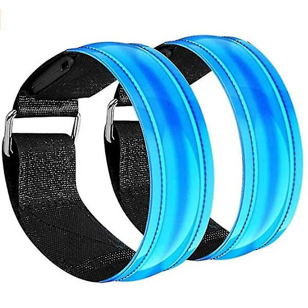 Ledd Armbånd Oppladbar, 2 stk Lysende Armbånd USB Refleksbånd Refleksbånd Ledd Armbånd Lysende Bånd Barn Refleksbånd For Jogging