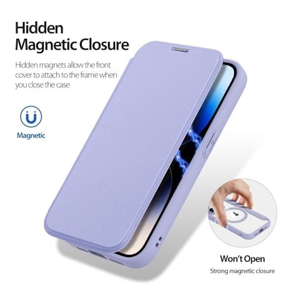 DUX DUCIS iPhone 15 Pro -kotelo MagSafe Skin X Pro Lila