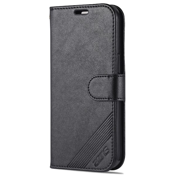 AZNS iPhone 14 Etui Læder Sort