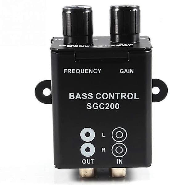 Universal Bilforstærker Højttaler Basregulator Rca Frekvensregulator Sgc200 - Allerede Testet[co]