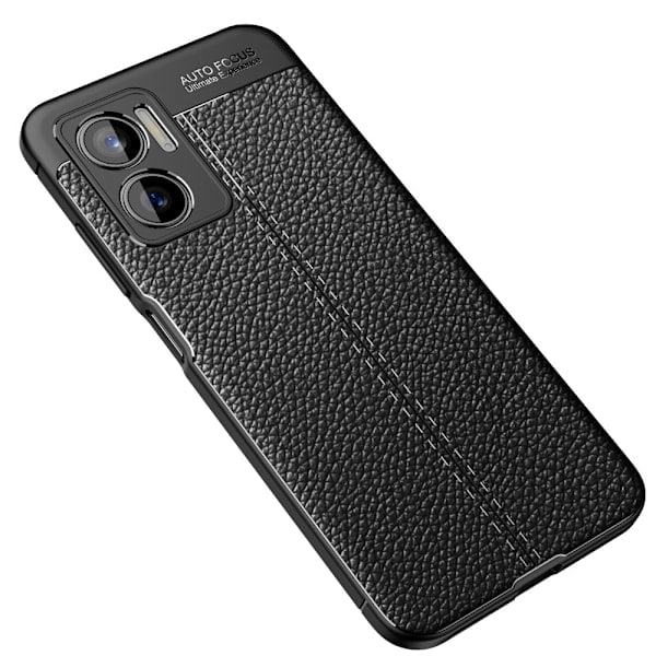 Xiaomi Redmi 10 5G Deksel Litchi Tekstur Svart