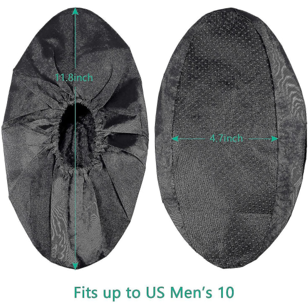10 par återanvändbara halkfria skoskydd TA