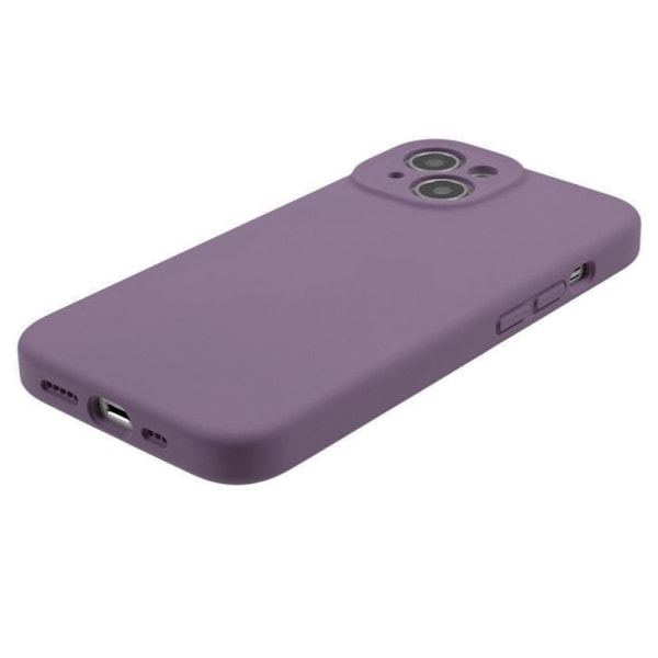 iPhone 15 Plus Skal Flytande Silikon Lila