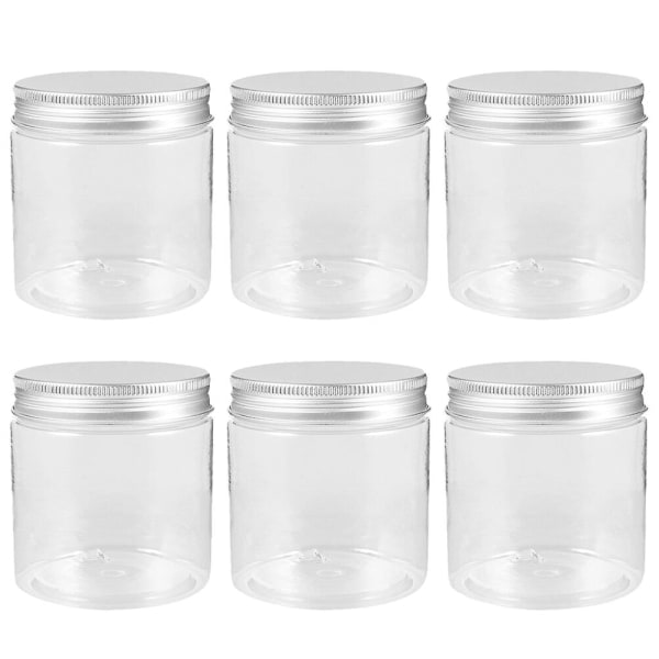 6 st Glas Terrarium Lock Mini Konserveringsburkar Förvaringsburkar Syltburkar Marmeladburkar Provburkar Blandade Färger