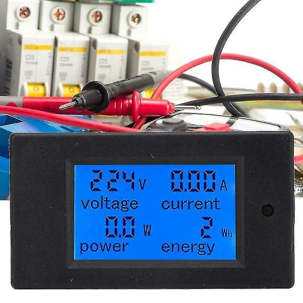 Digitalt display multimeter spenning strømforbruk elektrisk energimåler Pzem-061