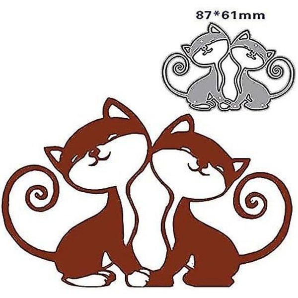 Animal Cat Metal Cutting Dies For Diy Scrapbooking Album Embossing Photo Craft Paper Cards Decorative Craft