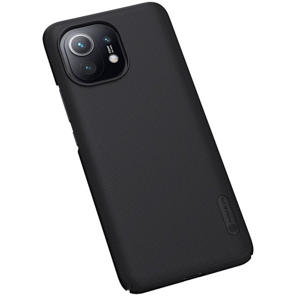 Xiaomi Mi 11 - NILLKIN Frosted Shield Matt Skall - Svart Black Svart