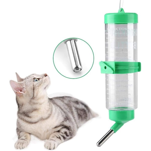 250ml Automatisk Pet Flaske Foder- og Vanddispenser Vanddispenser Til Hamsterrotter