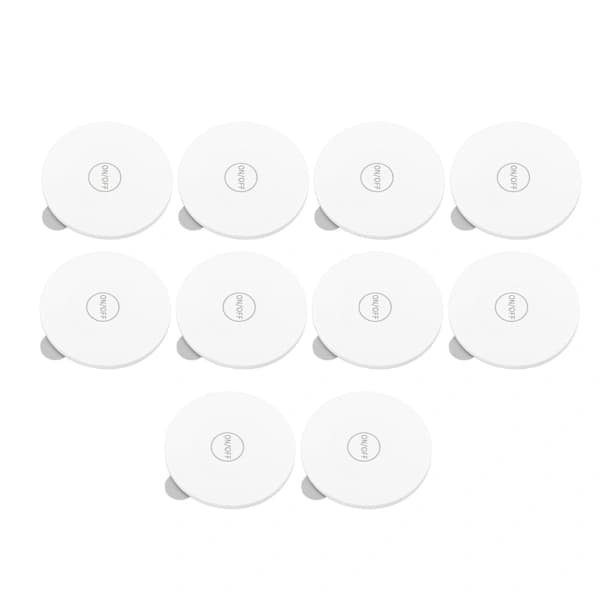 10kpl LED-pullonaluset LED-valonaluset Tarratarra Valot Pullolamput juomille Baarijuhlat Häät Valkoinen 6cm[CO]