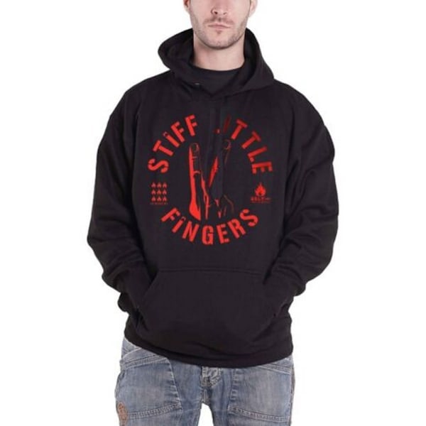 Stiff Little Fingers Unisex Aikuisten Digits Huppari S Svart Musta S