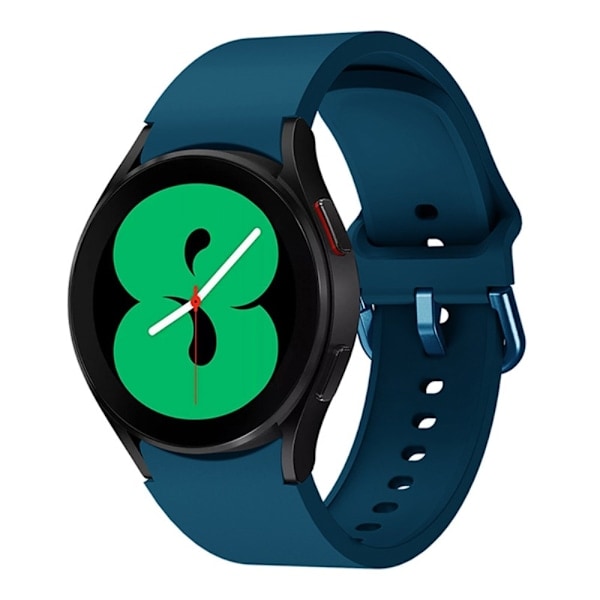 Silikone Armbånd Til Galaxy Watch 4/5/5 Pro/6/7/FE Mørkeblå