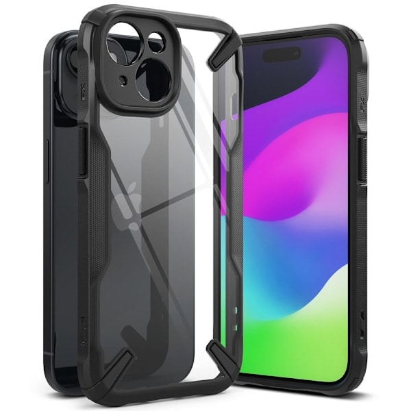 Ringke iPhone 15 Fusion X -kuori, musta