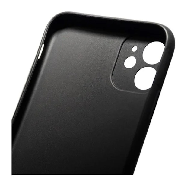 Black Silicone Case for iPhone 11