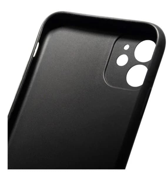 Musta silikonikuori iPhone 11:lle