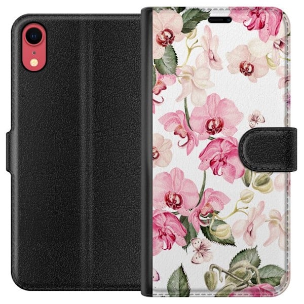 Apple iPhone XR Lommebokdeksel Blomster
