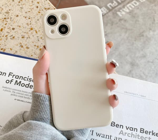Silikonskal till iPhone Vit Vit one size
