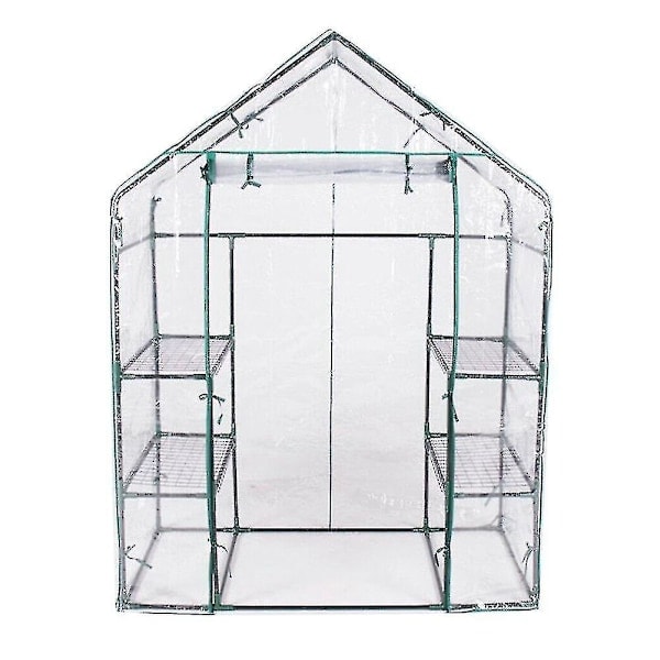 Växthus Plast Hopfällbart Transparent Skydd Blomma Bonsai Växt Skyddande Odlingstält Qinhai-eyzi