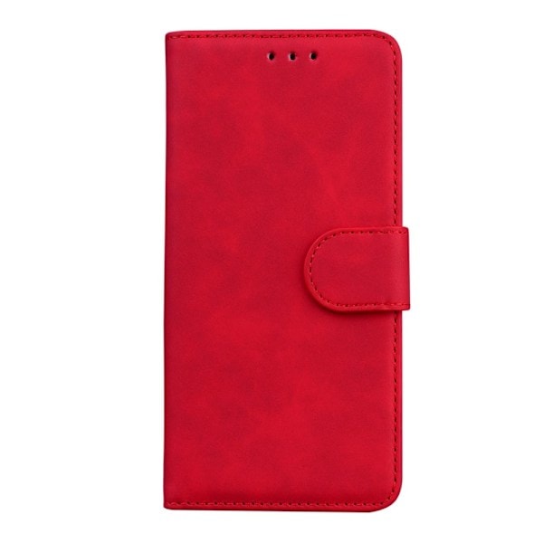 Motorola Moto G51 Etui Skin Touch Læder Rød