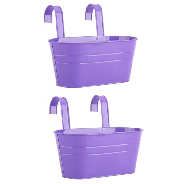 Dubbelkrok Järnkruka - Set om 2 (Lila, 27*15*13cm)[CO]