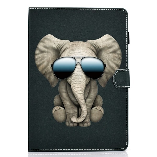 iPad Air 2025-2020 / Pro 11 Kotelo Jalusta Elefantti