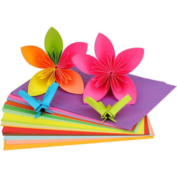 100 ark farget A4-papir, blandet A3-kopipapir