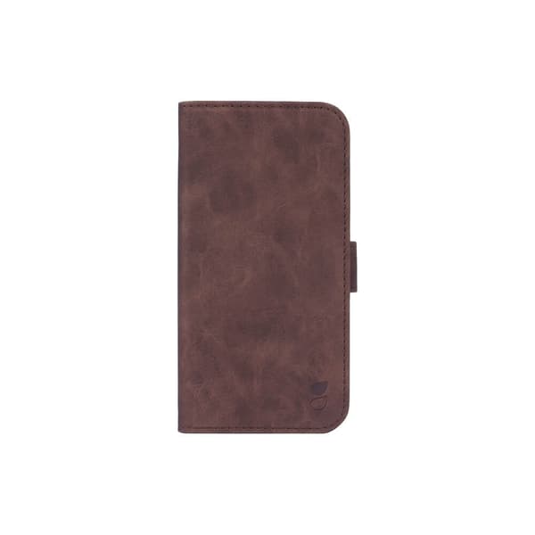 GEAR iPhone 12 Pro Max Case Nubuck Leather Brun PU skinn