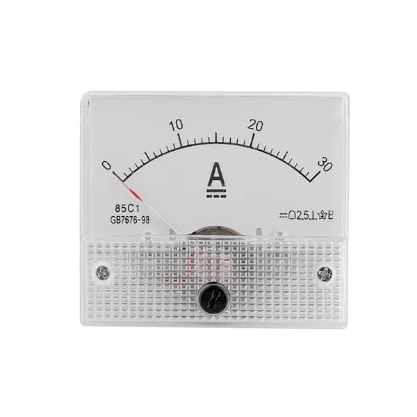 DC 0-30A DC Analog 85C1 Strøm- og spenningsmåler 2,5 nøyaktighet Spenningsanalog Voltmeter Panel[co]