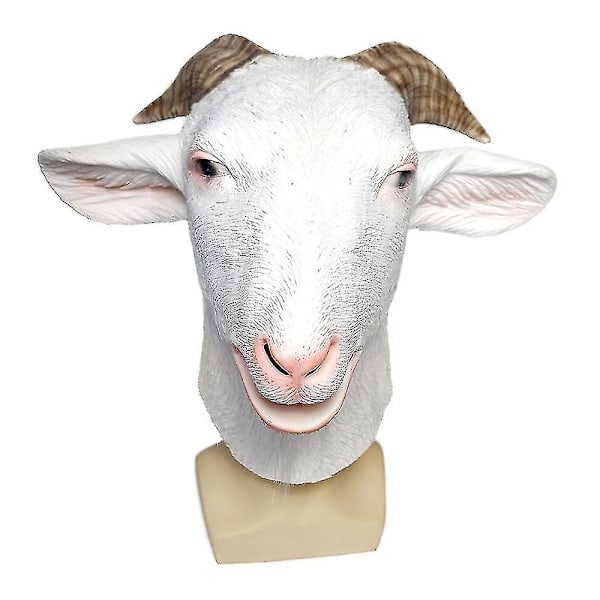 Julegave Sjov Maske Dyr Ged Latex Maske