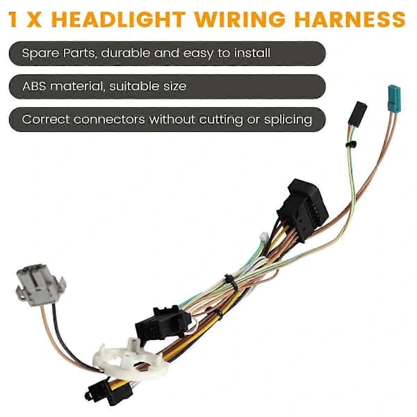 For X5 E70 2007-2013 Bil Frontlykt Ledningsnett Intern Kabel med AFS Venstre Foran[CO]