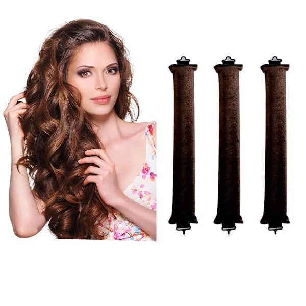 Hårtilbehør Varmløse Krøller Hårruller Lazy Hair Curler Gummi Krøllejern Sov Ingen Varme Silkekrøller Hårstylingværktøj