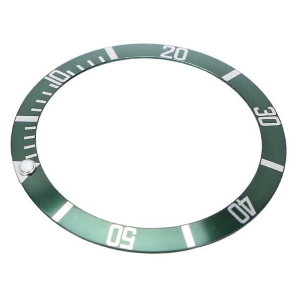 Profesjonell armbåndsur Bezel Insert Loop Erstatning Klokke Bezel Insert Ring Tilbehør Grønn[CO]