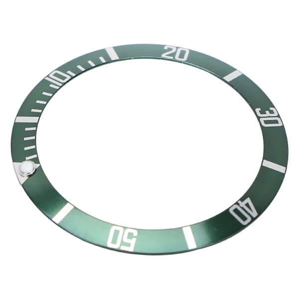Professionell armbandsur Bezel Insert Loop Ersättning Klocka Bezel Insert Ring Tillbehör Grön[CO]
