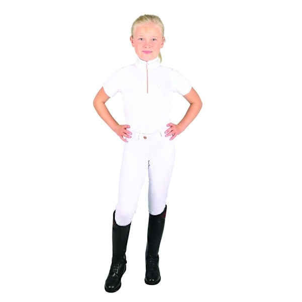 HyFASHION Piger Roka Royal Diamante Show Skjorte 7-8 år Hvid/ White/Rose Gold 7-8 År