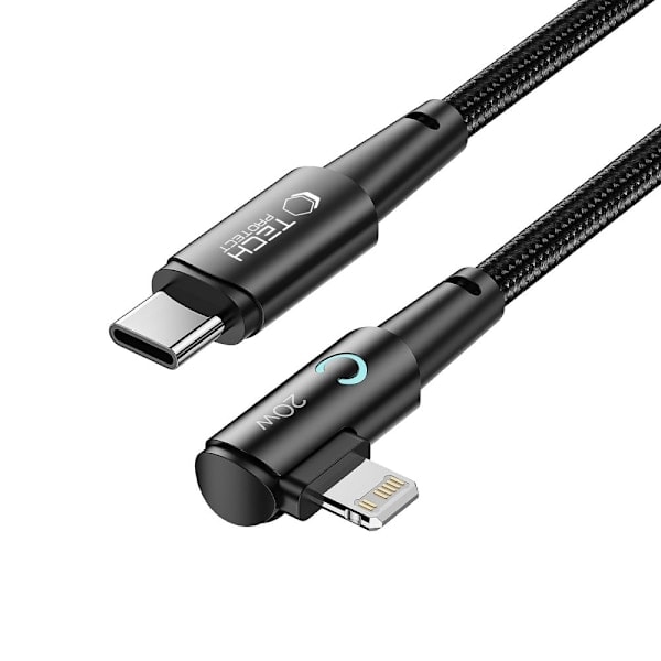 Tech-Protect 1 m 20W/3A PD Lightning - USB-C Kaapeli UltraBoost Harmaa